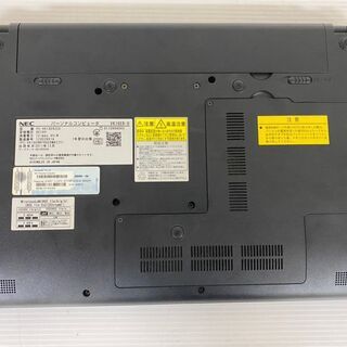 【NEC】 15.6インチ ノートパソコン VersaPro VK16ER-D Win10 Pro Celeron CPU B710 1.6GHz 4GB HDD 250GBの画像