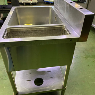 ゴミ籠付き1槽シンク 900x600x800