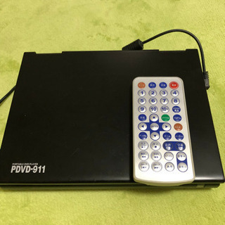 中古ポータブルDVD ﾘﾓｺﾝ付き