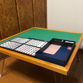 【購入者決まりました】麻雀卓 麻雀牌 セットの画像