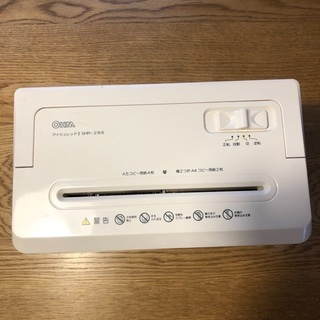 ポータブルシュレッダーお譲りします。