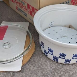 未使用品、新品　キャセロール　ナショナル　昭和レトロな昔品