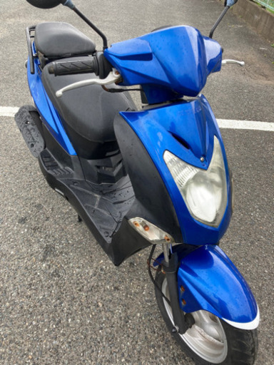 売約済み　KYMCO アジリティ125 実走4000キロ　二種　青　普通に乗れる　福岡市