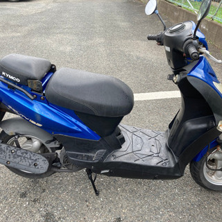 売約済み　KYMCO アジリティ125 実走4000キロ　二種　青　普通に乗れる　福岡市の画像