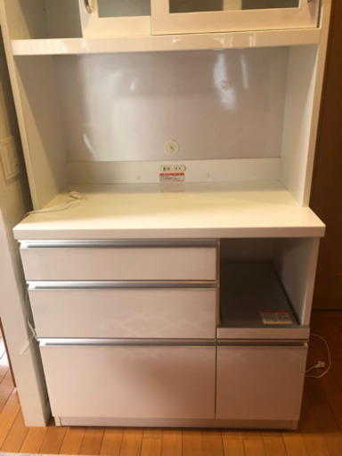 【急募！】食器棚 横90 奥行51 高さ190＋43