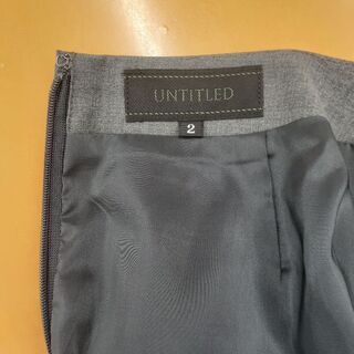 【ワールド/アンタイトル】 女性用Mサイズ スカートスーツ 上下セットの画像