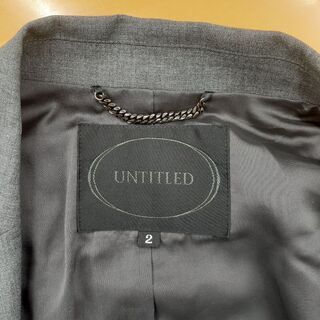 【ワールド/アンタイトル】 女性用Mサイズ スカートスーツ 上下セットの画像