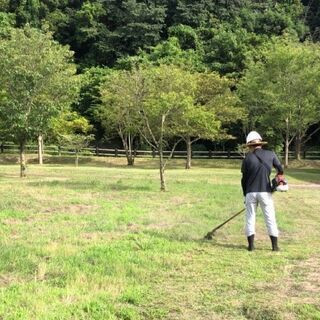 肩掛式の草刈り機を使える方 歓迎！