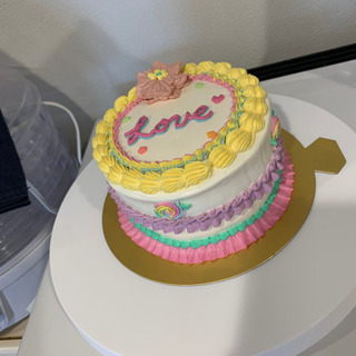 ホイップクリームケーキの画像