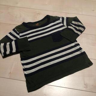 H&M 胸ポケット　長袖Tシャツ　90cm