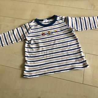 ミキハウス MIKI HOUSE FIRST☆ボーダー長袖Tシャ...