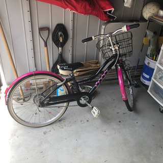 22インチ女の子用自転車