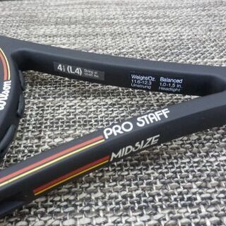 ラケット(硬式用) Wilson PRO STAFF MIDSIZE Wilson Pro Staff Midsize 4- 1/2 PWS Made With Graphite Composite W