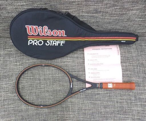 硬式用テニスラケット 未使用保管品 ウィルソン PRO STAFF MIDSIZE 4 1/2(L4) Graphite Kevlar ケース付 wilson  グラファイトケブラー 札幌 西野店 117