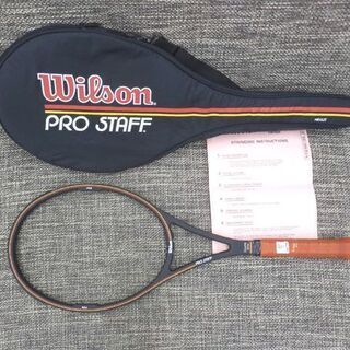 硬式用テニスラケット 未使用保管品 ウィルソン PRO STAFF MIDSIZE 4 1/2(L4) Graphite Kevlar ケース付 wilson  グラファイトケブラー 札幌 西野店 117