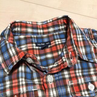 baby Gap☆チェックシャツ 80サイズ 12Mの画像