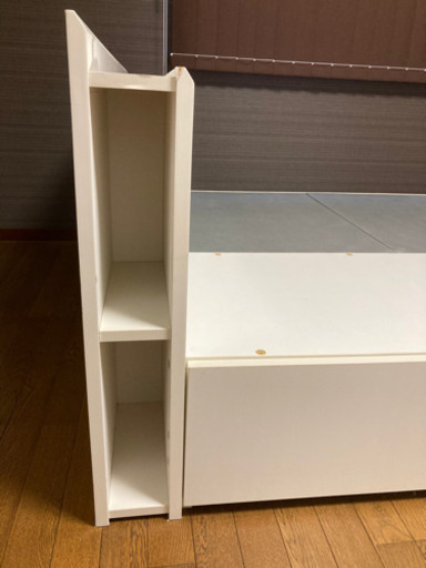 収納付きダブルベッド　フレーム
