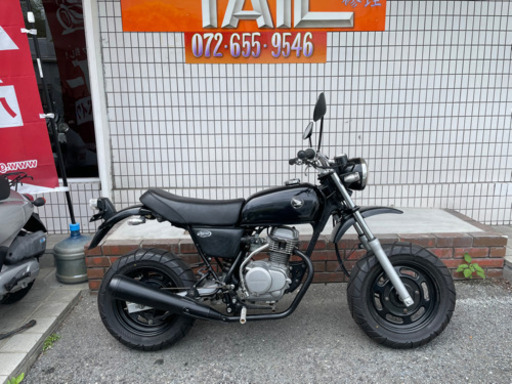 ★22万円　エイプ50 人気の黒！前後タイヤバリ山！実働車★ホンダ　APE AC16