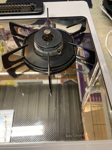 ☆中古 激安！！￥14,000！！　ノーリツ　ガラストップ　二ツ口ガスコンロ　都市ガス用　2016年製　NLW2274ASKSIR　【