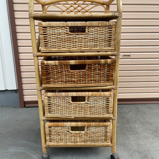 無料　籐家具 チェスト