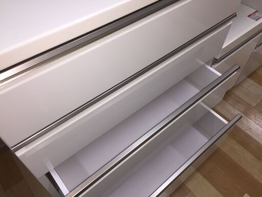 2枚扉ホワイトレンジボード　【トレファク岸和田店】