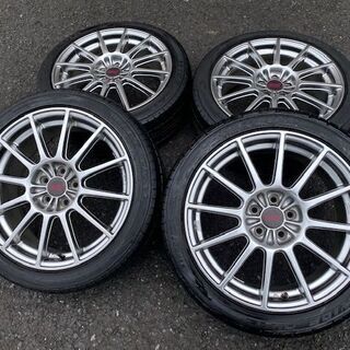 スバル純正 STI 12スポーク エンケイ製 17インチ レガシ...