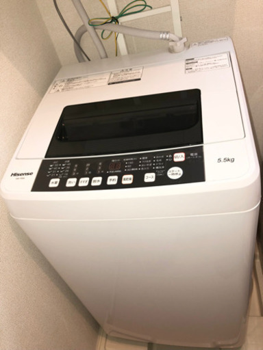 全自動洗濯機【Hisense】HW-T55A