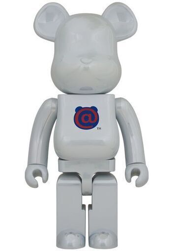 BE@RBRICK 1st MODEL WHITE CHROME 1000％  ベアブリック