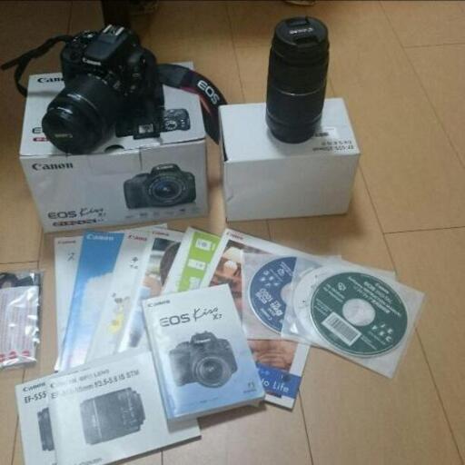 Canon EOS KISS X7 ダブルズーム Wズーム 美品