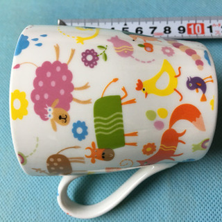 未使用品　ORIBE マグカップ　動物柄の画像