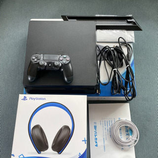 PS4 500GB&ワイヤレスサラウンドヘッドセット+α