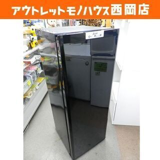 西岡店 冷凍庫 144L 2017年製 MITSUBISHI MF-U14B-B 1ドア 前開き ケース
