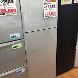 SHARP 2ドア冷蔵庫 225L SJ-D23C-S G03-01