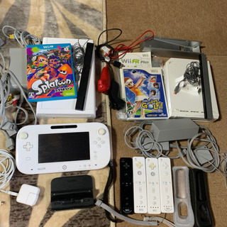 WiiUとWiiのセット　ソフト　コントローラー付き