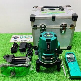 山真製鋸(YAMASHIN) GLZ-6 グリーンレーザー 墨出し器【リライズ市川行徳店】【店頭取引限定】【中古】ITEC3QG4B4KW