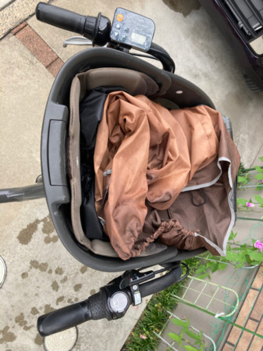 12.3Ah ブリヂストン　ビッケ　3人乗り子供乗せ電動アシスト自転車