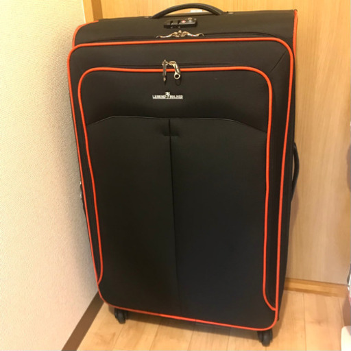 【美品】超特大 スーツケース レジェンドウォーカー 旅行鞄 キャリーケース ソフトケース 黒