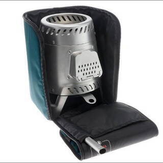 ★中古美品★QUECHUA (ケシュア) キャンプ ウッドストーブ MH500 - 二次燃焼の画像