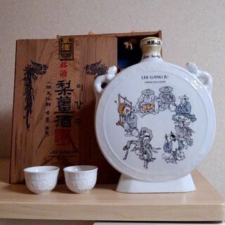 韓国人間文化財（日本の人間国宝に相当）のお酒 梨薑酒 未開栓 AO5