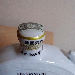 韓国人間文化財（日本の人間国宝に相当）のお酒 梨薑酒 未開栓 AO5の画像