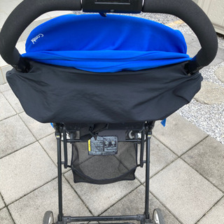コンビ　ベビーカー　F2、専用シートライナー、レインカバーの画像