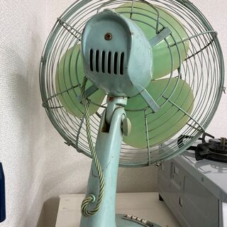 【リサイクルショップ　ピカソ　小松原】　アンティーク　ナショナル扇風機　アンティーク扇風機の画像