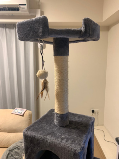 【取引中】キャットタワー グレー   約155センチ