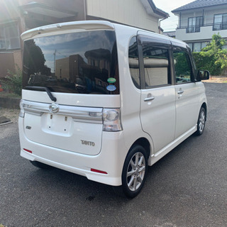 H24 ダイハツタントカスタム　YouTube動画あり　バッテリー新品　ETC HDDナビ　パワスラ　タイミングチェーン式の画像