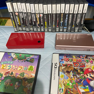 ニンテンドーDSLITE DSI 本体　ソフト20本セット
