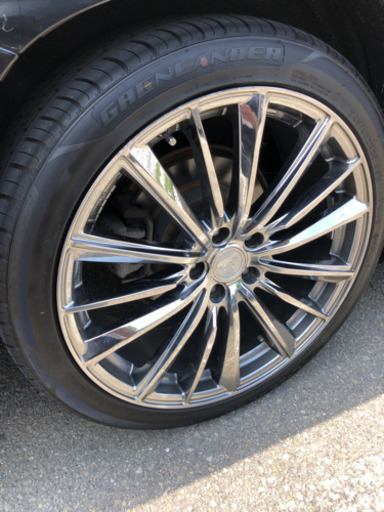 値下げ 大特価 ヴェルファイア アルファード等 20インチ タイヤバリ山 ホイール