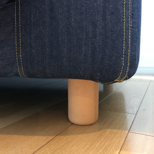 MUJI ヘッドレスト付フェザーポケットコイル　2シーター