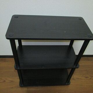 【お引渡し調整中】3段シェルフ 差し上げます。