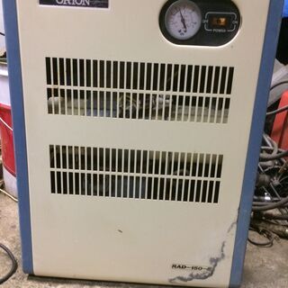 中古　コンプレッサー　１００V　1馬力改装品　エアードライヤー（おまけ）　付きの画像