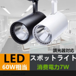 ダクトレール用スポットライト、昼光色３個の画像